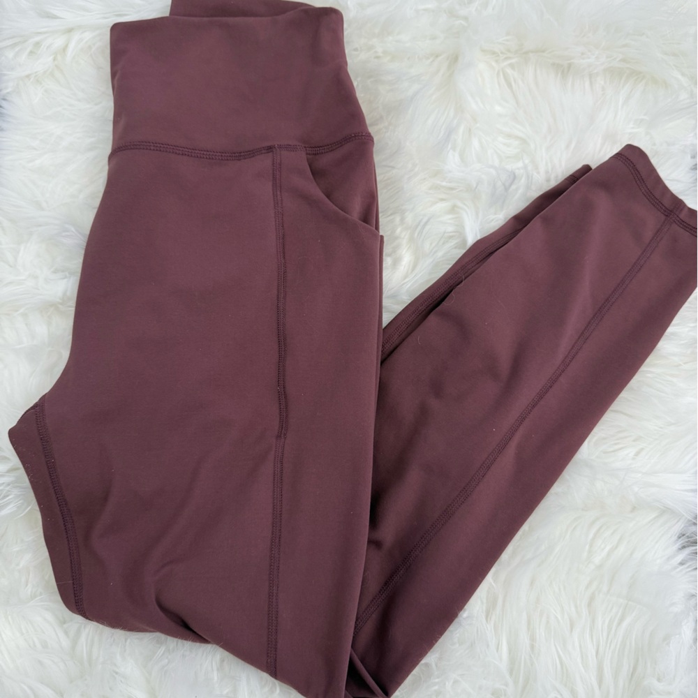 Burgundy Leggings